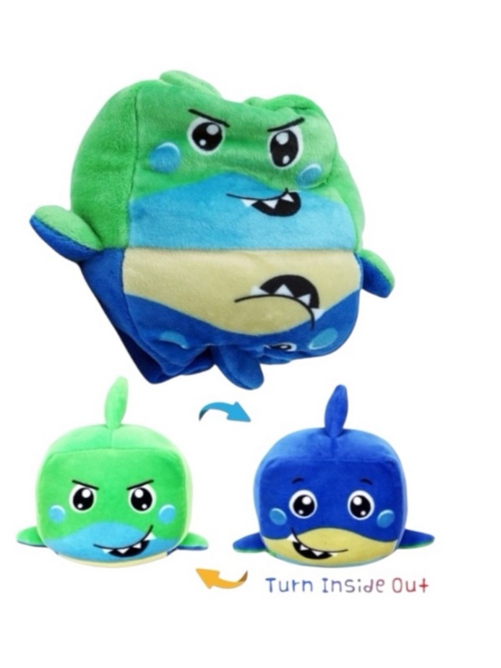 Spark Create Imagine Shark Reversible Plush